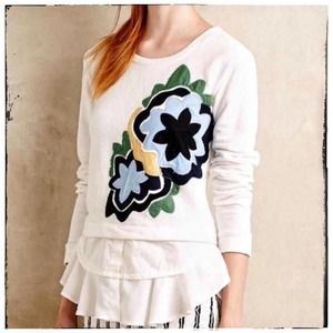 Little Yellow Button Rosalie Sweatshirt Size S